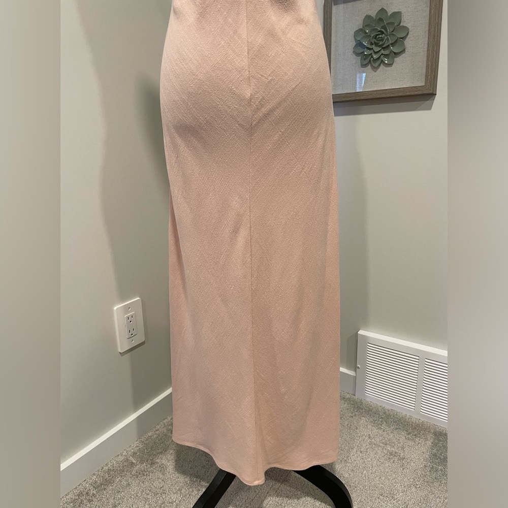 Monteau Linen Blend 90’s Slip Maxi/Night Dress with Lace Trim NWT! - Picture 11 of 13